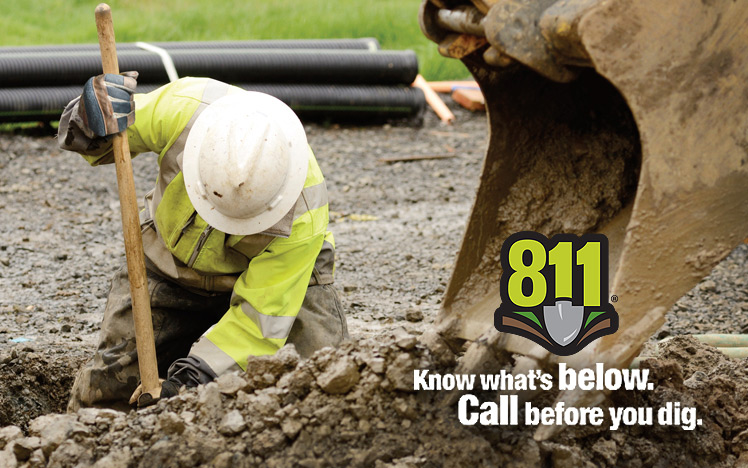 Always Notify 811 Before You Dig—It's the Law!